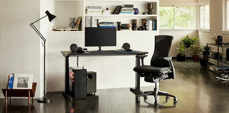 Herman Miller work-from-home setup