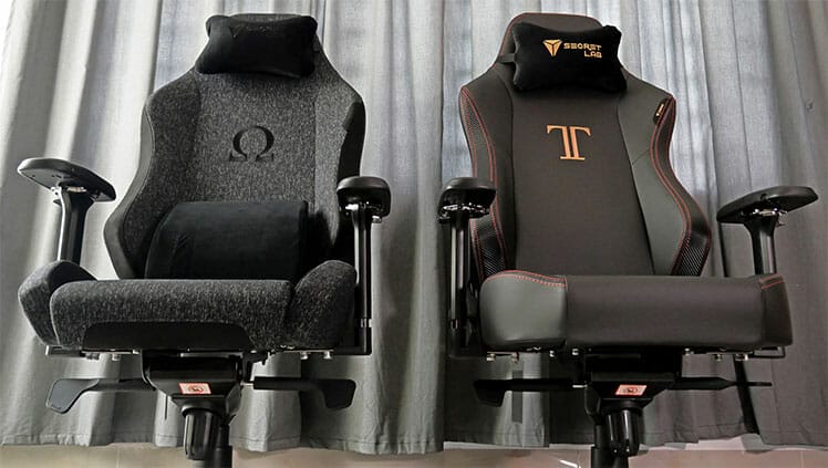 Titan versus Omega chairs compared