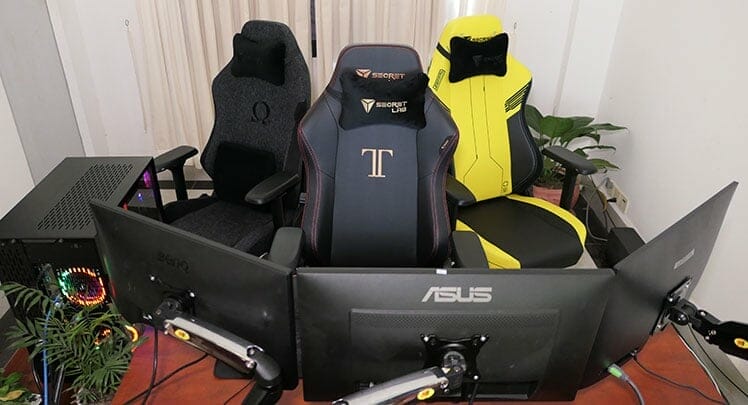 Secretlab gaming chair workstation