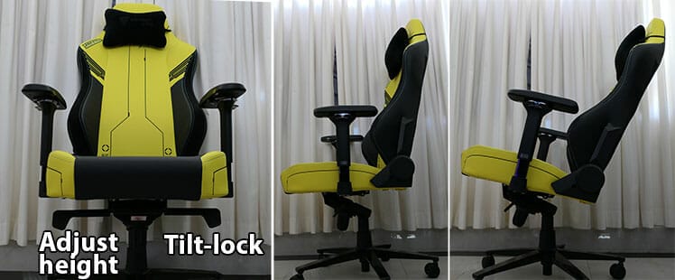 Secretlab tilt-lock mechanism
