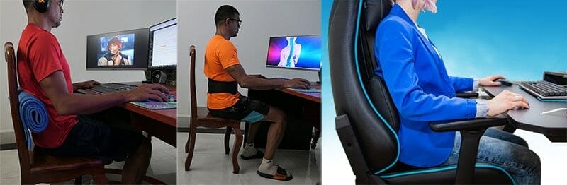 Gaming chair lumbar support