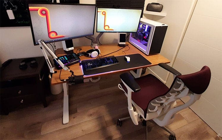 Embody gaming from home setup