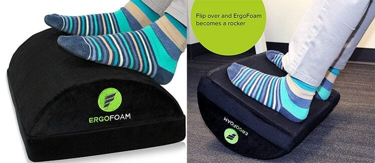 Ergofoam footrest