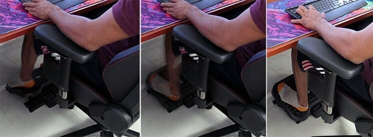 Footrest movement opportunities