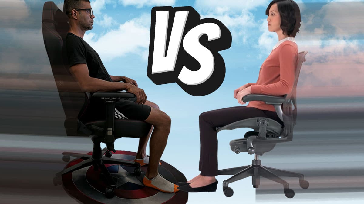 Gaming chairs vs ergonomic task chairs