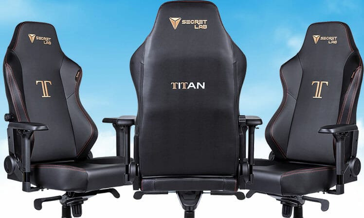 Secretlab Titan Stealth edition ergonomic gaming chair
