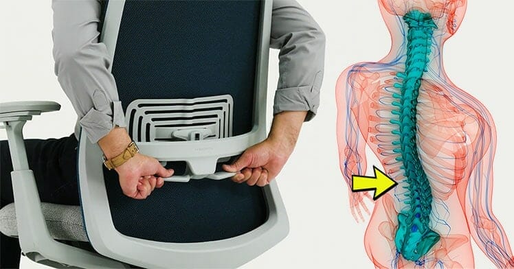 Adjustable lumbar support health benefit