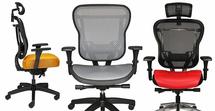 Aloria Series chair upholstery options