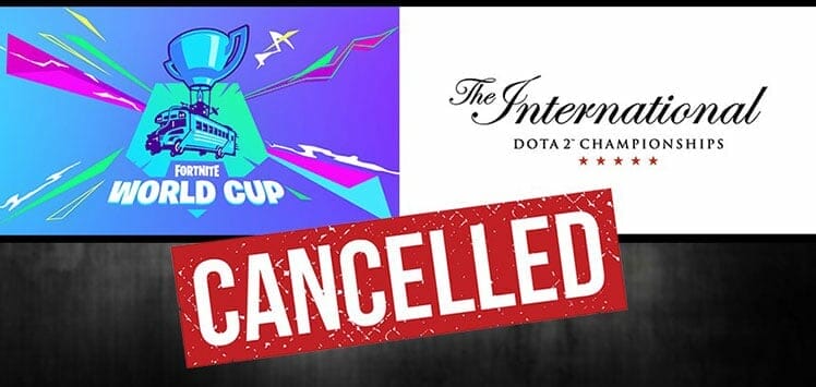 2020 esports event cancellations