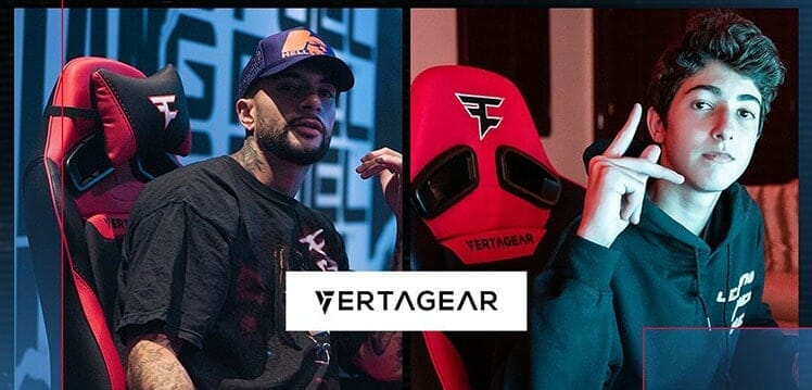 FaZe Clan Vertagear chairs