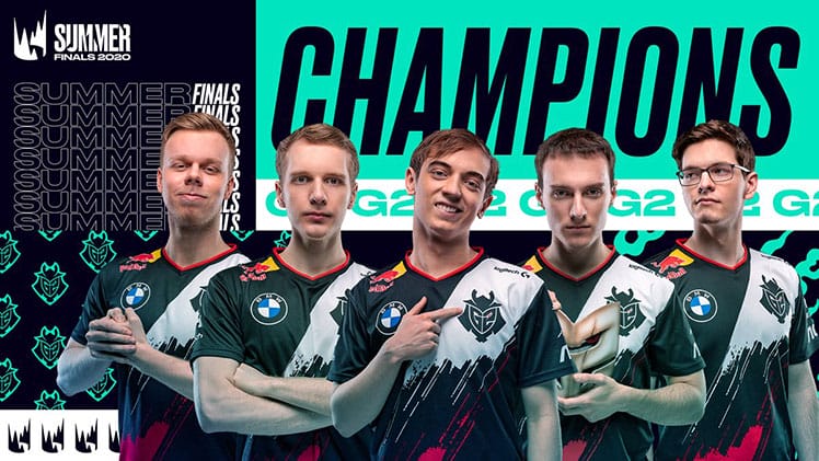  G2 Esports LEC Summer 2020 champions