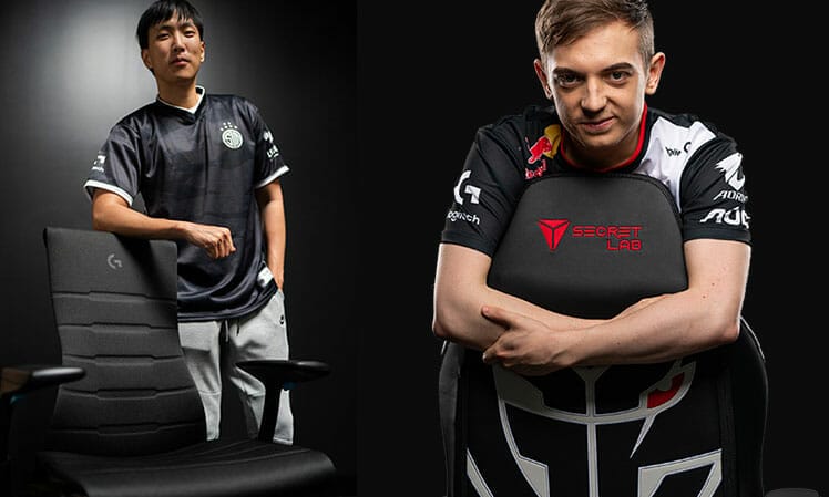 Gaming chairs used by the top-10 teams of 2020