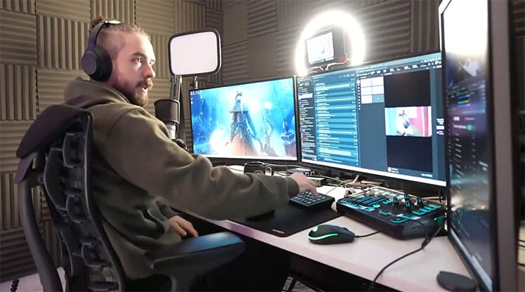 Jacksepticeye gaming setup
