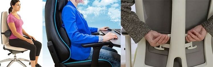 Different types of lumbar support