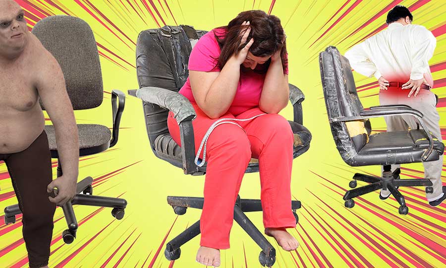 Why are cheap office chairs bad for your back?