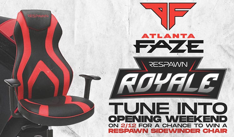 Atlanta FaZe Respawn Sidewinder chair