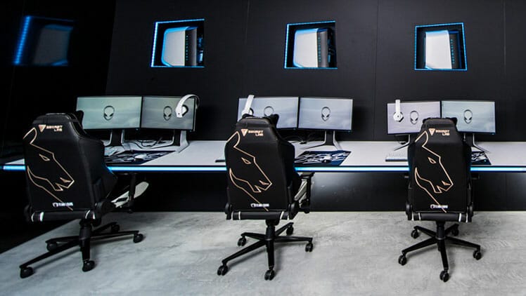 Alienware training facility scrims room