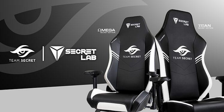 Official Team Secret gaming chairs