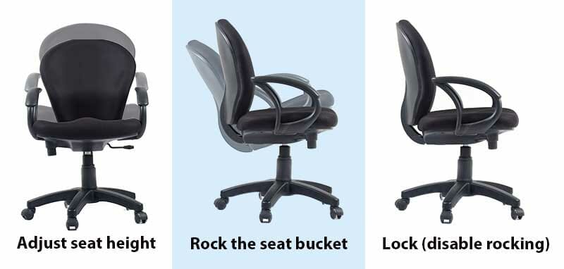 Generic office chair limited features