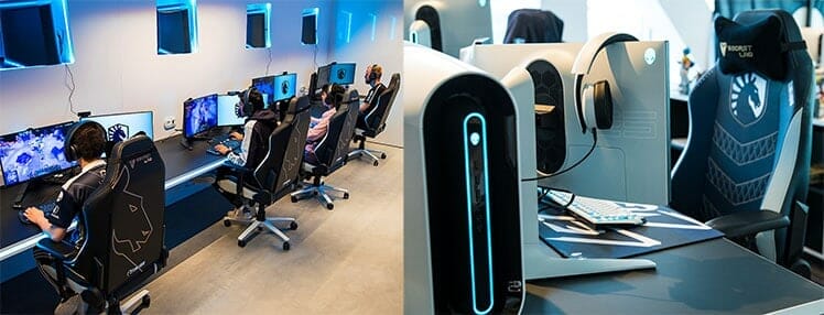 Team Liquid Utrecht training facility Secretlab chairs