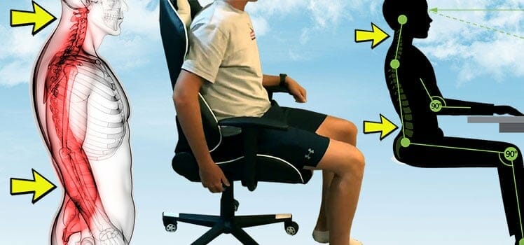 Ergonomic chair posture support