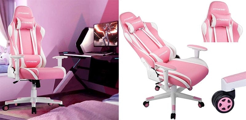 Pink gtracing deals gaming chair