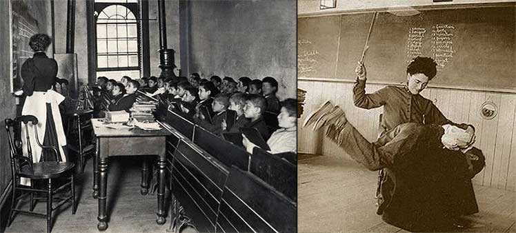 Click to expand Poor conditions in a school in the 1850s