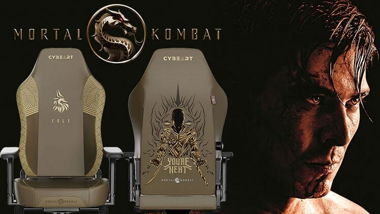 Mortal Kombat Cole Young licensed gaming chair