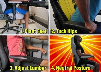 Gaming chair posture healthy sitting guide