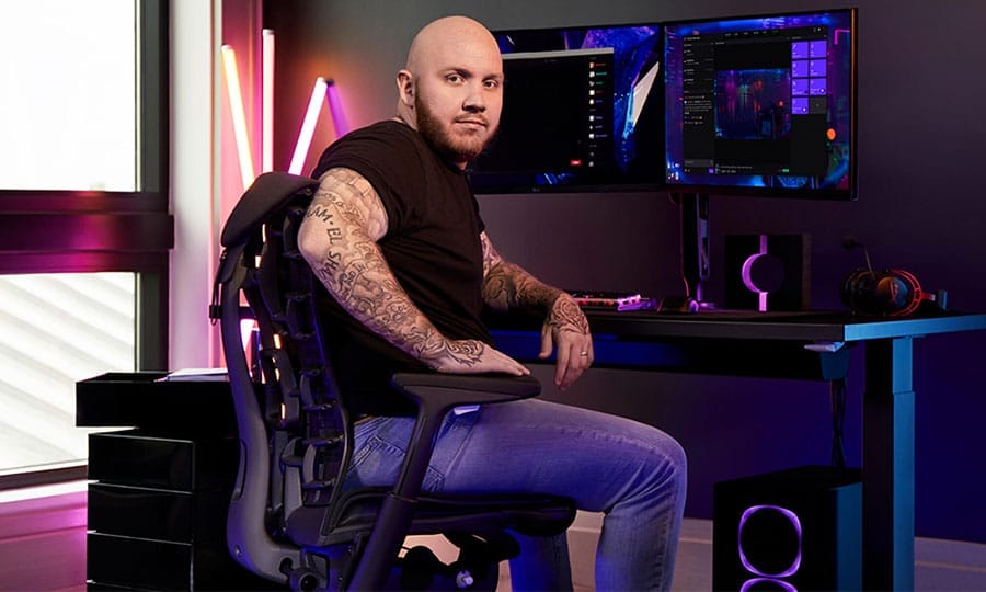 TimtheTatman Herman Miller partner