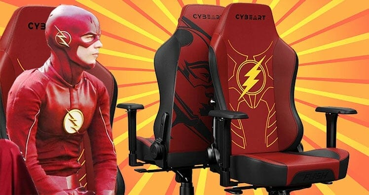 The Flash superhero gaming chair