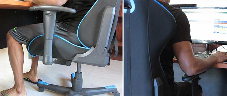 DXRacer chair for work or study from home