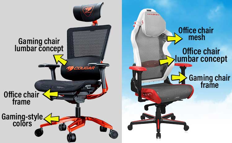 Hybrid Gaming Chair Design Concepts