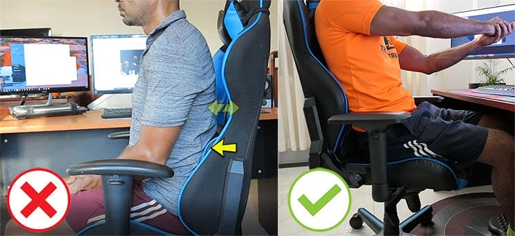 back pillow gaming chair