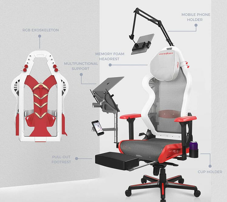 DXRacer Air gaming office hybrid