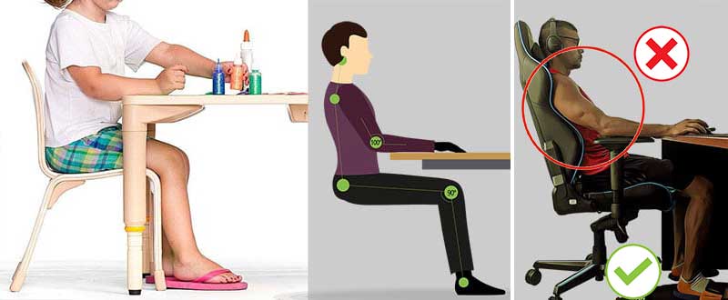 Neutral sitting in a DXRacer