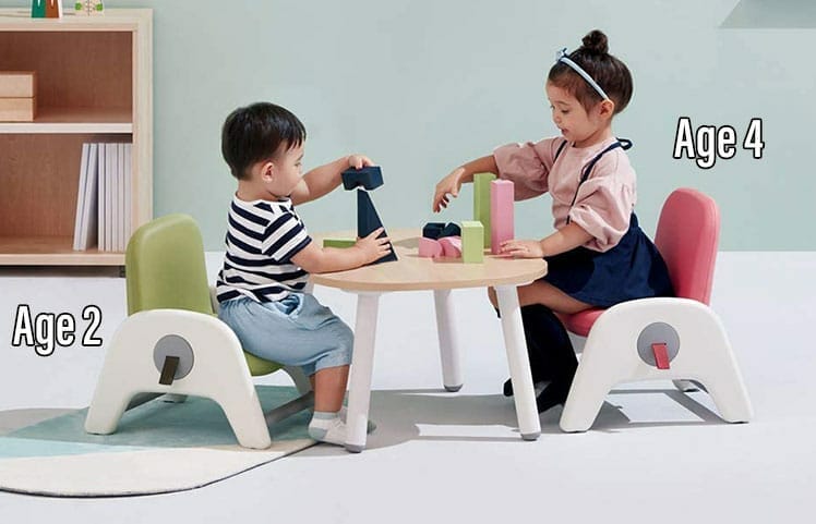 Sidiz Atti height-adjustable chair for kids