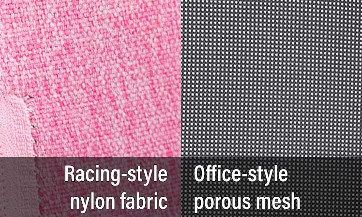 Fabric vs mesh gaming chair upholstery