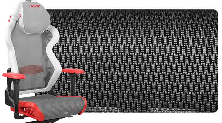 DXRacer Air mesh upholstery