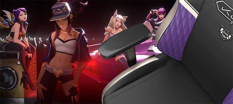 League of Legends K/DA gaming chair