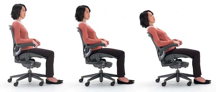 Herman Miller Aeron neutral posture