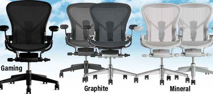Aerom gaming chair styles