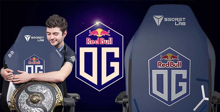 Team OG Red Bull gaming chairs