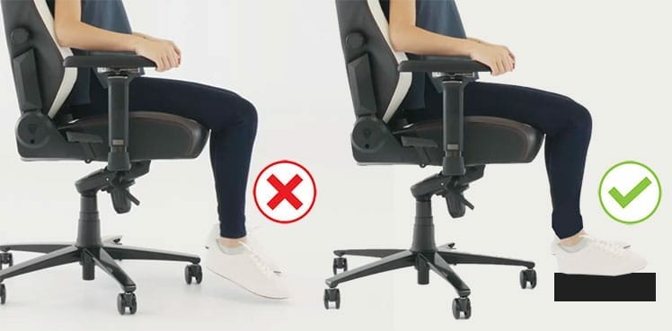 gaming chair for wide hips