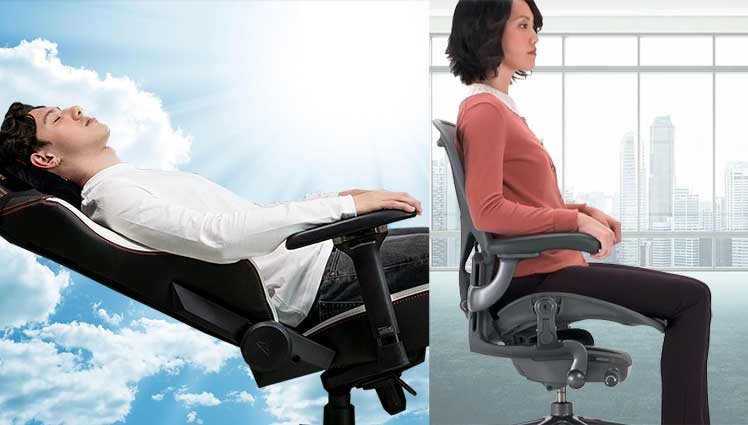 Titan + Aeron chair work from home combination