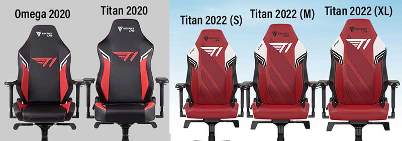 T1 gaming chair update