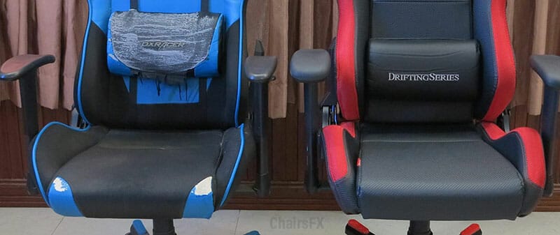 Old vs new gaming chair seat padding
