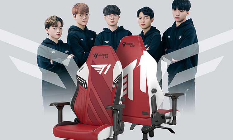 T1 esports gaming chairs 2022 Series
