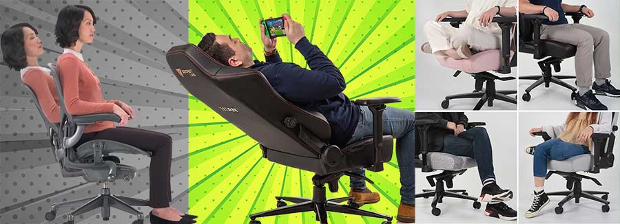Gaming vs office relaxation qualities