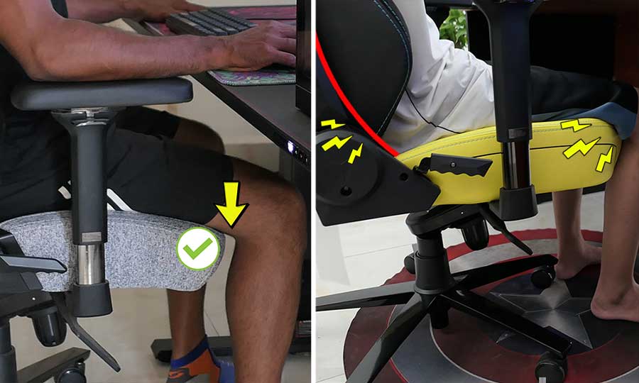 Titan Evo 2022 Series sizing guide for small, medium, and XL sizes